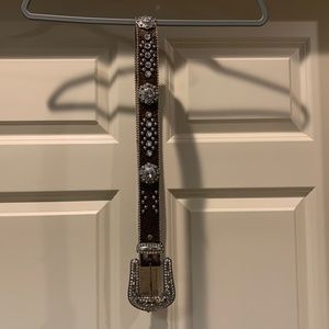 Blazin Roxx Western Bling Belt W/Bling
